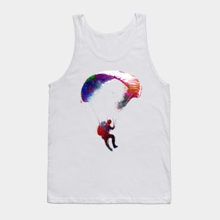 Paratrooper sport art #paratrooper Tank Top